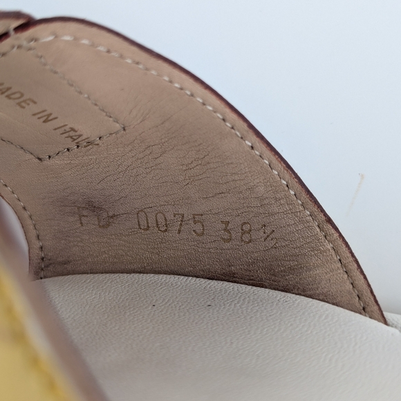 LOUIS VUITTON LEATHER WOMEN'S SANDALS - Picture 14 of 16